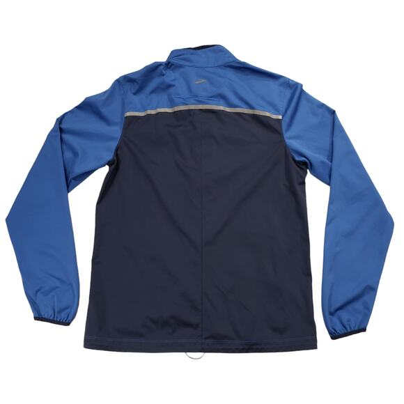 Brooks Full Zip Jacket‎ S Women Blue Black Reflective Running Shelter Technology - Picture 2 of 12
